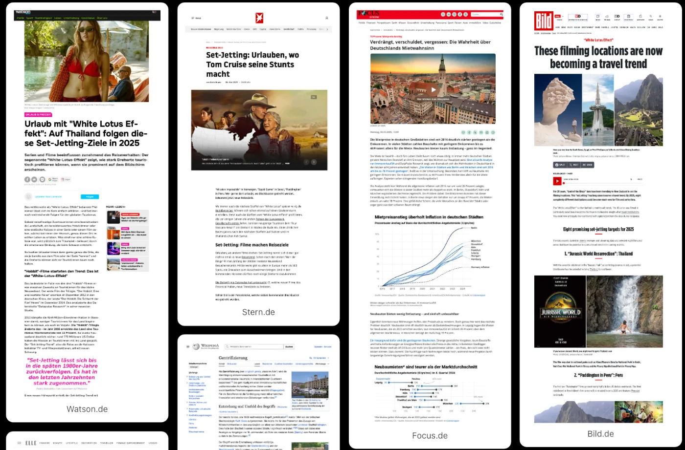 Unsere Arbeit in der Presse - DataPulse Research